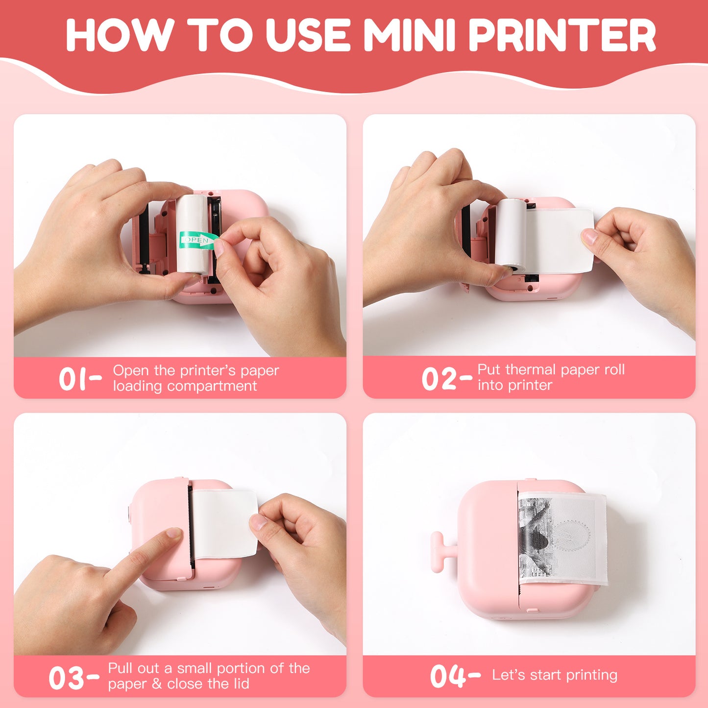 Portable Mini Printer